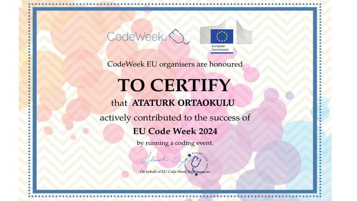 Codeweek AB Birliği Kod Haftası